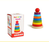 Multicolor Kids Rainbow Tower Teak Wood Toy, Child Age Group: 4-6 Yrs