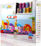 Double Letters Blocks Train 80 Pcs