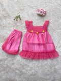 Little Girl Summer New Suspenders Fashion Dress Princess A Line Sleeveless Bowknot